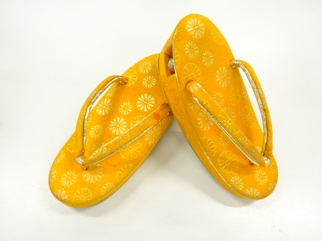 JAPANESE KIMONO / ZORI FOR KIDS (17 cm) / WOVEN KIKU